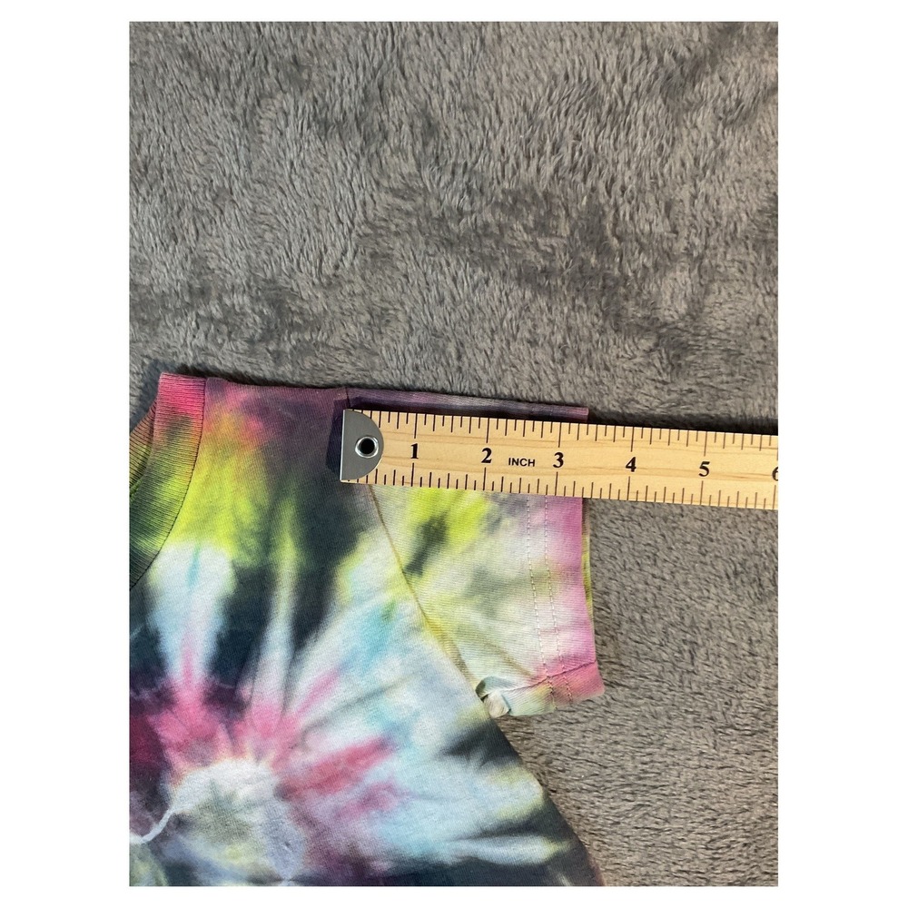 Rabbit Skins Tie Dye Heart T-Shirt Multicolor Size 2 - Picture 5 of 6